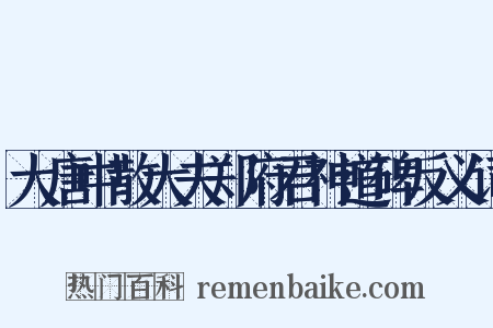 大唐中散大夫郑府君神道碑反义词是什么意思的图片
